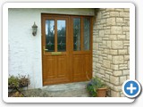 light oak pvc door with bevel